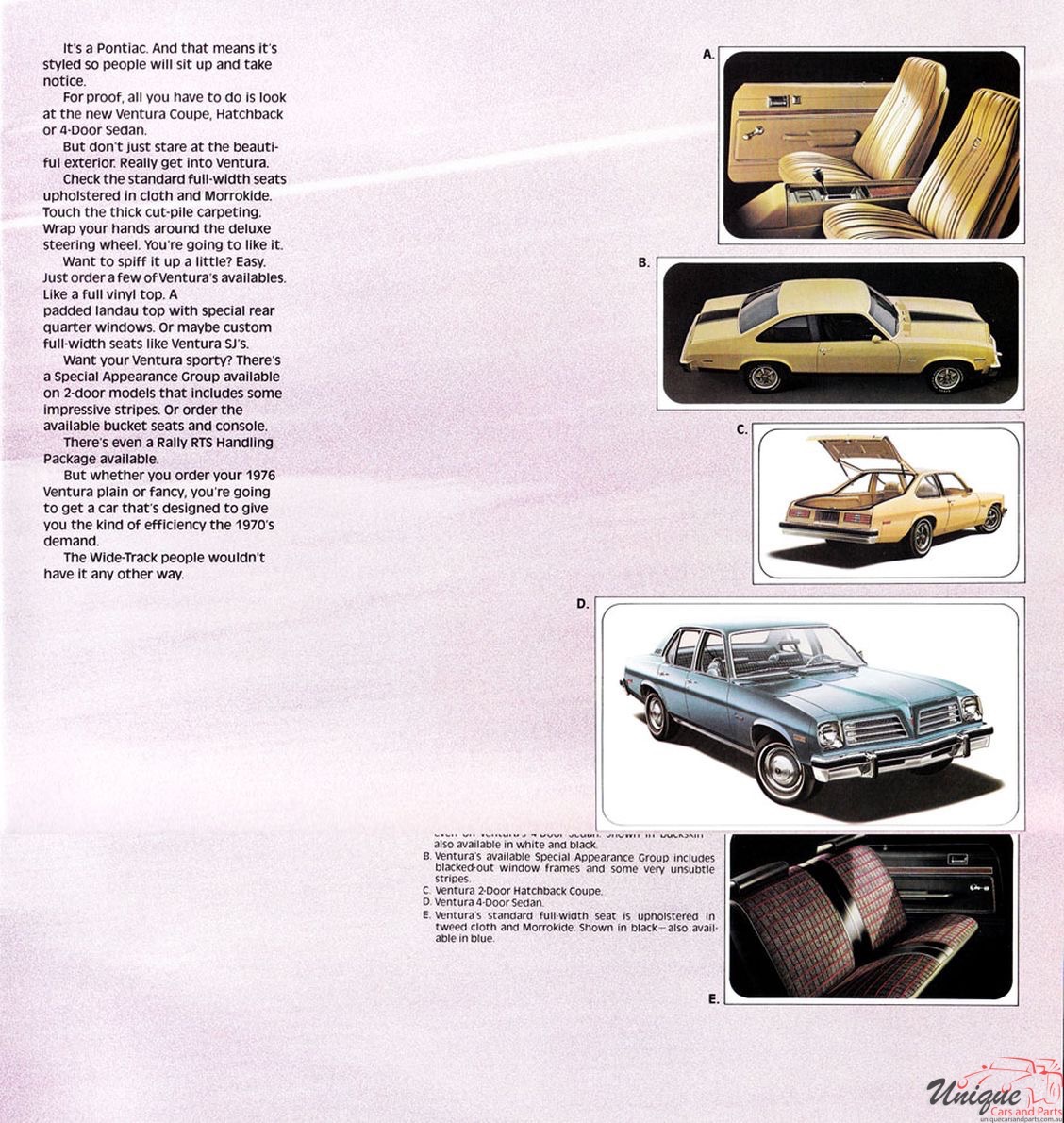 1976 Pontiac Full-Line Brochure Page 21